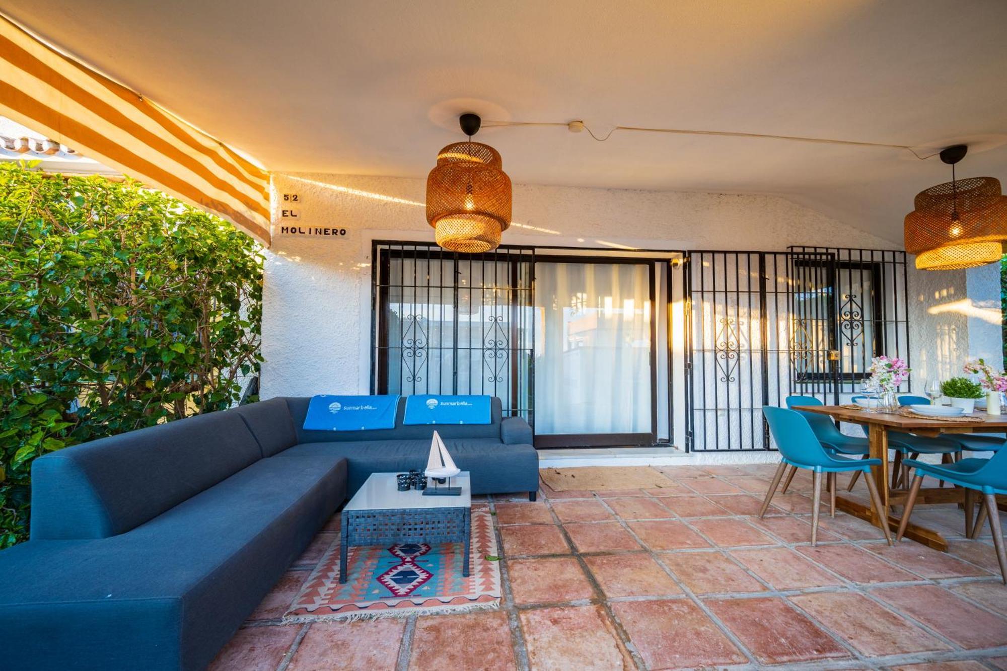 Typical Beach House Las Chapas Playa With Heated Pool Марбеля Екстериор снимка